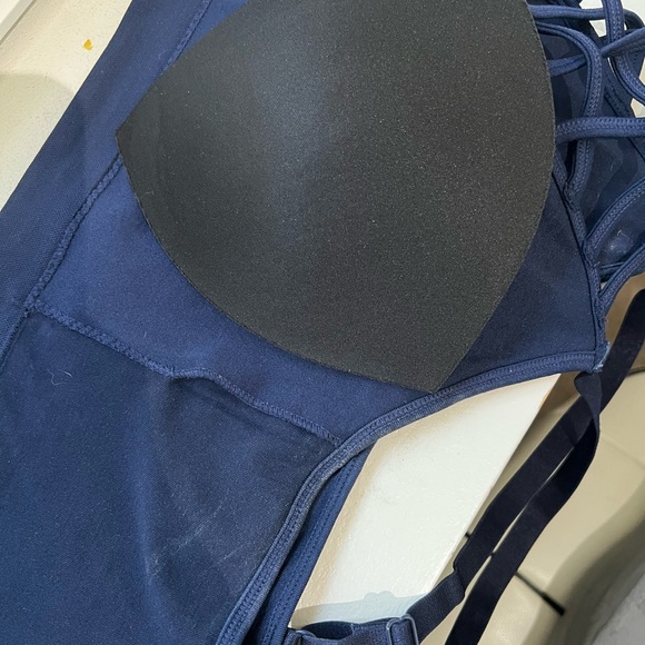 NWOT: Strappy Navy Blue Bralet - Picture 2 of 3